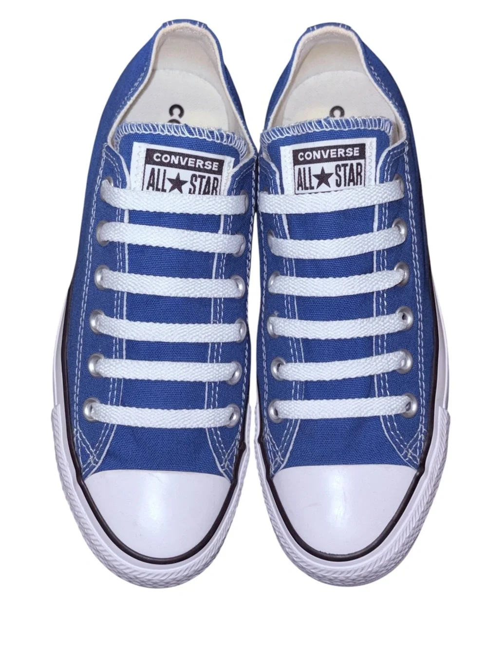 Converse Dodger Blue (Chucks) Low Top Canvas Sneakers LIKE NEW! - Picture 3 of 6